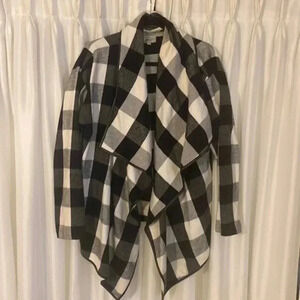 G.H. Bass & Co.- Buffalo Check drape front jacket‎ from Dillard’s.